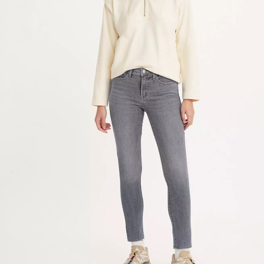 Levi’s Pants‎ Womens Sz W 31/ L 30 Jeans skinny Shaping Hyper Soft Gray Mid Rise